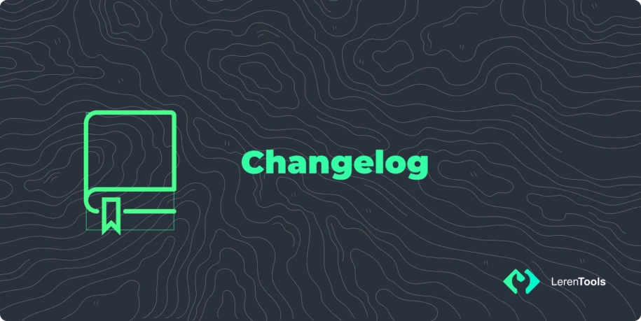 Changelog LerenTools: novedades y actualizaciones de apps