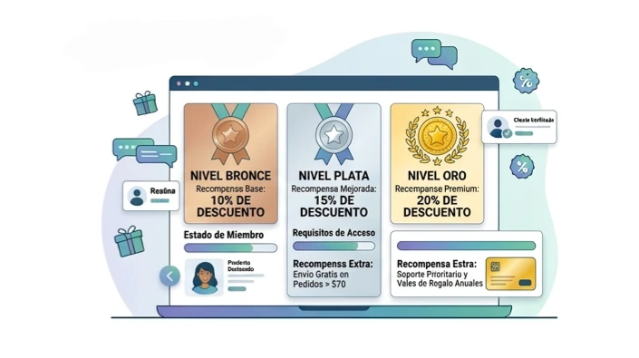 Cómo premiar a tus clientes por nivel y aumentar la recompra en Tiendanube