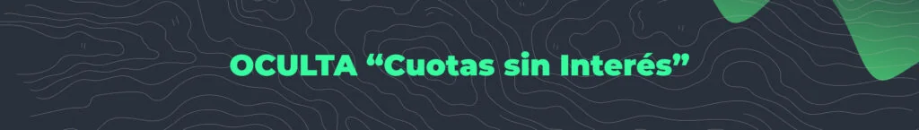 Ocultar Cuotas sin Interés - Nueva funcionalidad de Reglas de Negocio Avanzadas para Tiendanube